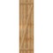 Ekena Millwork Joined Board-n-Batten Shutters w/Z-Bar, Rough Sawn Western Red Cedar, 21 1/2W x 78H, PR RBJ06Z21X078RWR - alternate 2